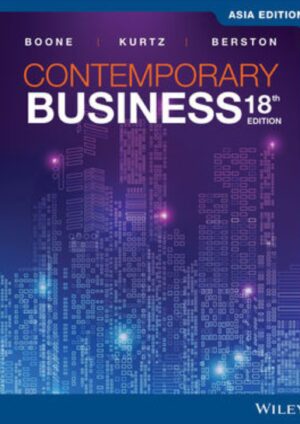 Contemporary Business, Asia Edition 18th Edition