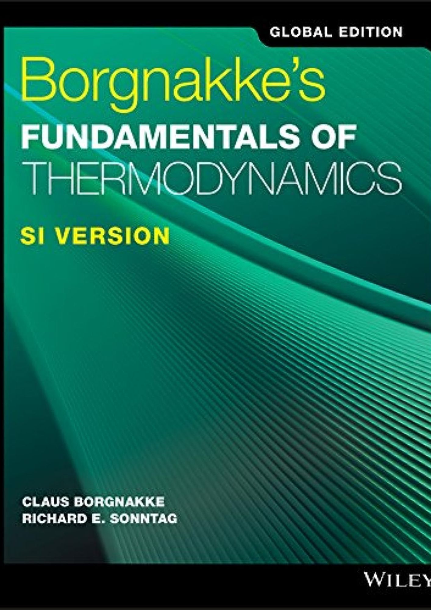 Borgnakke's Fundamentals of Thermodynamics SI Version Global Edition 9th Edition