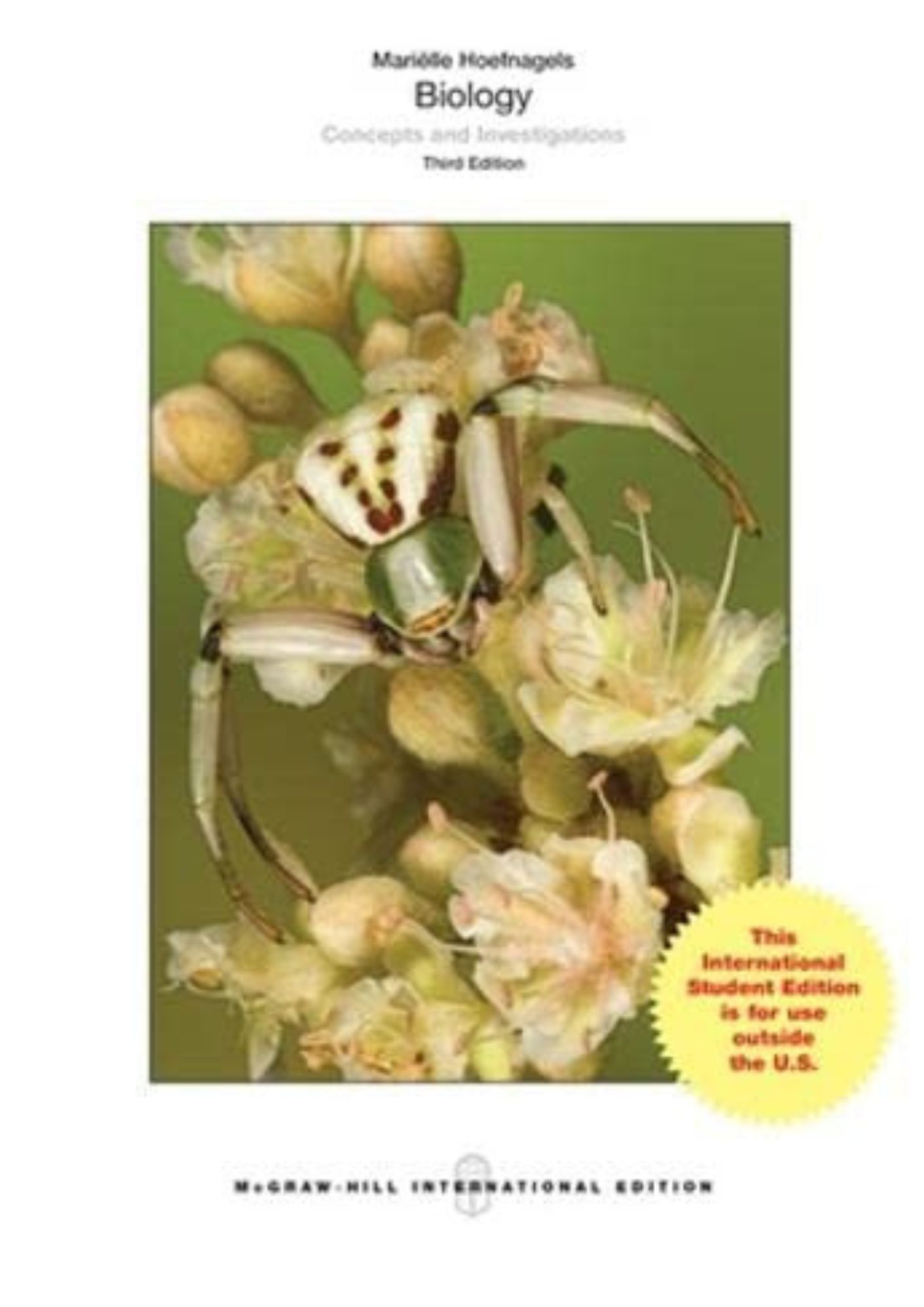 Biology: Concepts and Investigations, International Edition 3rd Edition